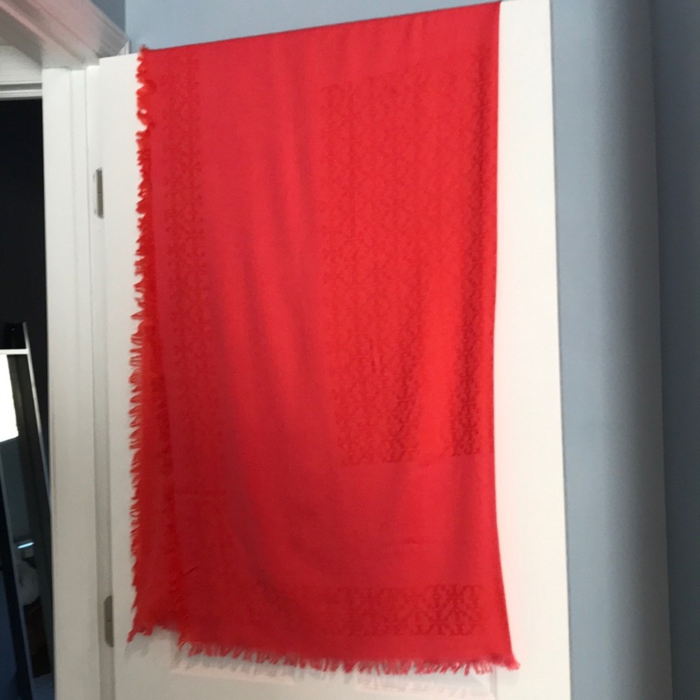 Tory Burch Traveler Jacquard 泥 scarf - Picture 4 of 7
